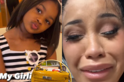 Cardi B Break Social Media Silence With Shocking Reaction After Daughter Kulture, 6, Draws on $60,000 Hermés Bag.