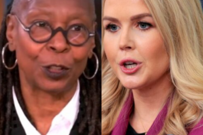 Karoline Leavitt humorously took aim at Whoopi Goldberg and “The View” during a live TV appearance, leaving audiences buzzing. Critics claim Goldberg is “well past her sell-by date,” sparking further debate over the show’s relevance.
