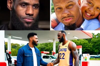 You won’t believe what happened at this gas station! LeBron James just changed a single dad’s life forever — and the moment is pure goosebumps! Watch this heartwarming surprise unfold!