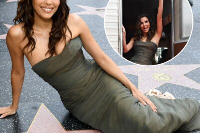 TV beauty Eva Longoria, 50, stuns as she relaxes by her star on Hollywood Walk of Fame… but fans are left asking, “What did she do to earn it?”